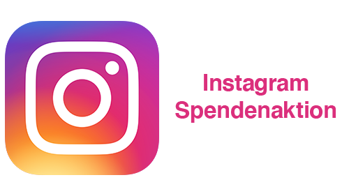 Instagram Logo - Spendenaktion