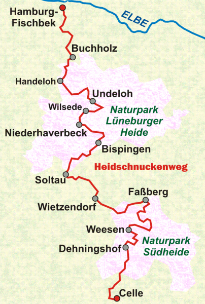 Karte Wanderung