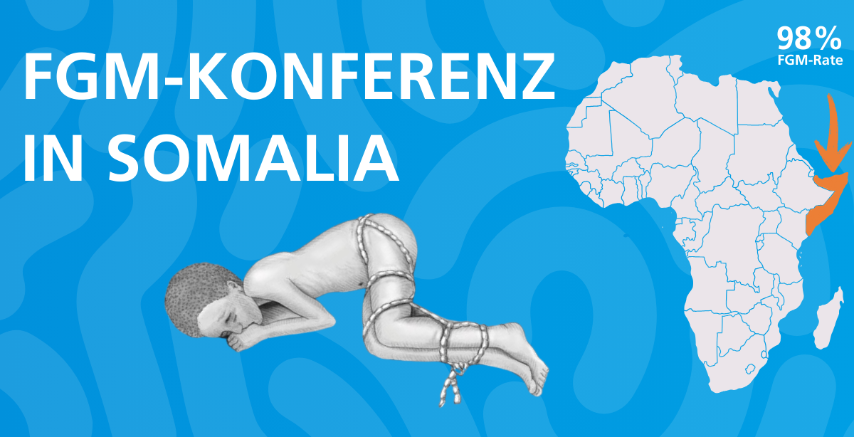 In Somalia sind rund 98 % der Mädchen und Frauen von Weiblicher Genitalverstümmelung (FGM) betroffen.