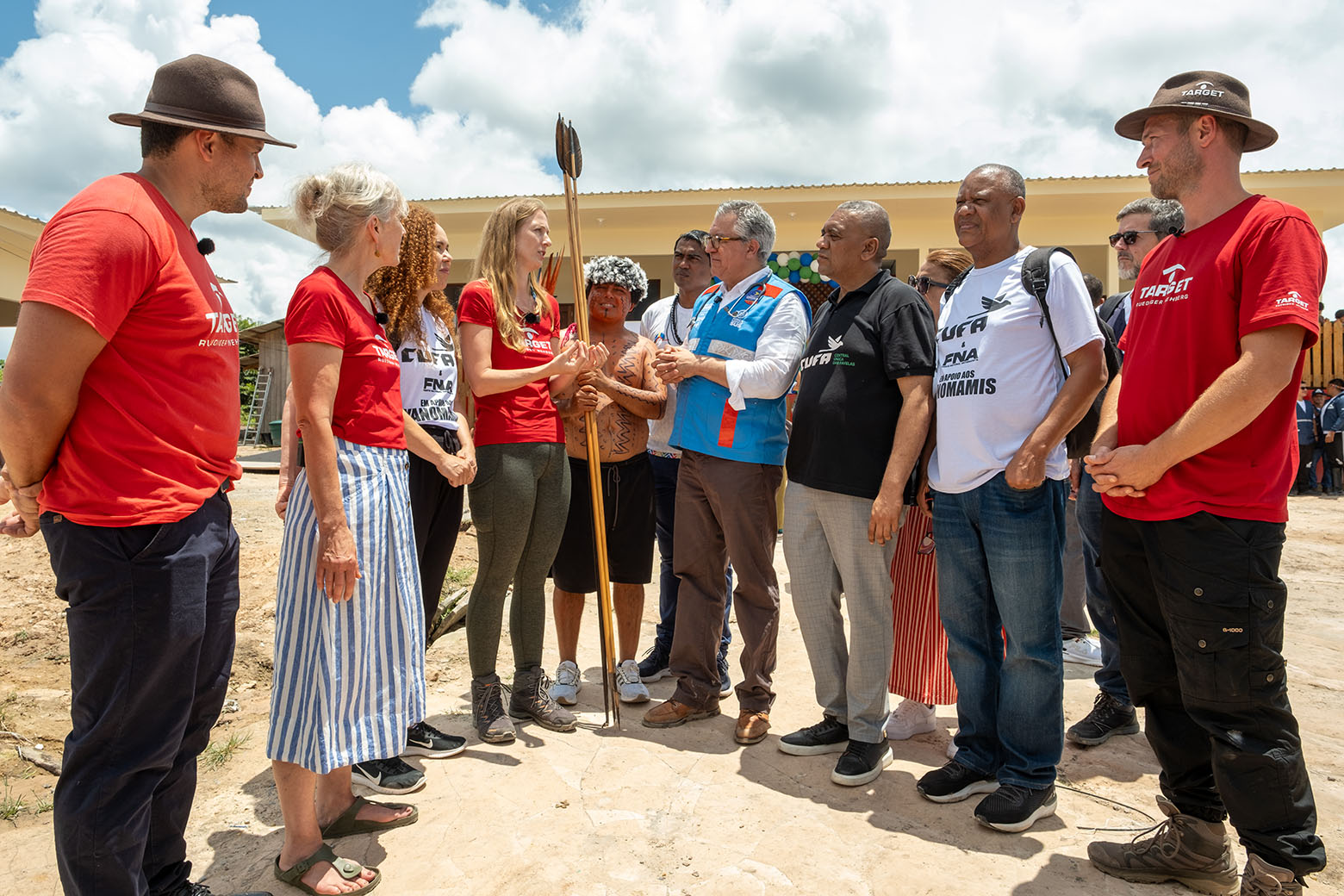 Im Gespräch mir Dr. Alexandre Pedilha, Hekurari Yanomami und den Vorsitzenden der CUFA