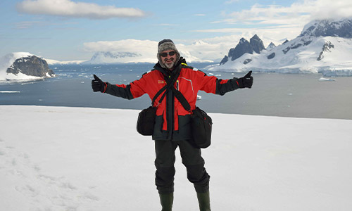Anton Grießbach in der Antarktis