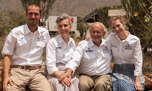 Roman, Annette, Rüdiger und Sophie (v.l.n.r)